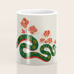 Snake and flowers Coffee Mug Gallery Image 4