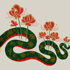 Snake and flowers Coffee Mug Gallery Image 2