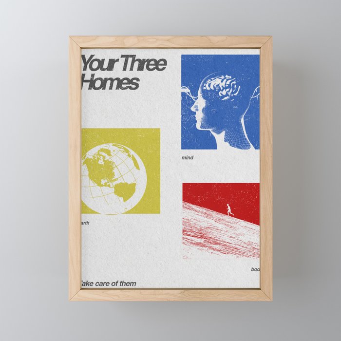 Your 3 Homes Mini Art Print Gallery Image 1