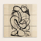 Abstract Art Hug 2 Wood Wall Art Gallery Image 1
