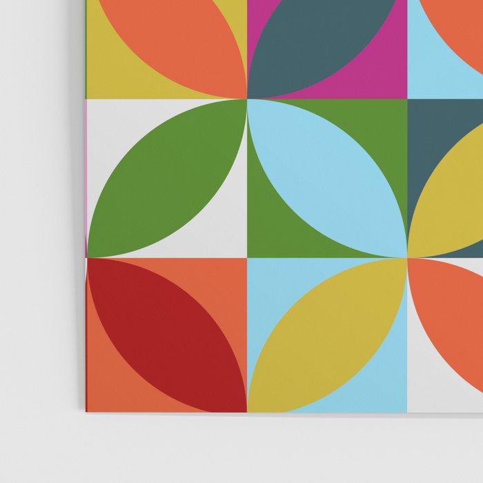 Colorful Retro Pattern Poster Gallery Image 3