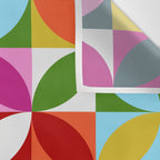 Colorful Retro Pattern Wall Tapestry Gallery Image 3