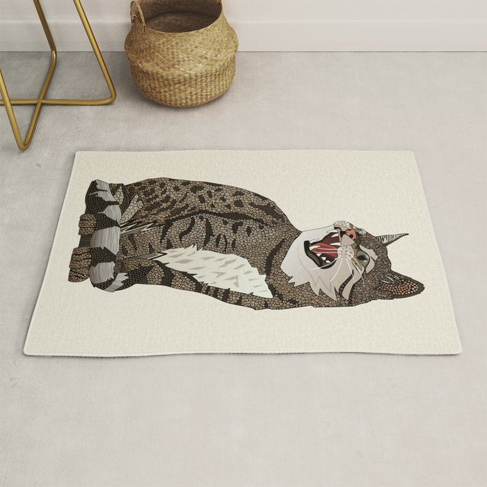 Indian desert cat off white Rug Gallery Image 1