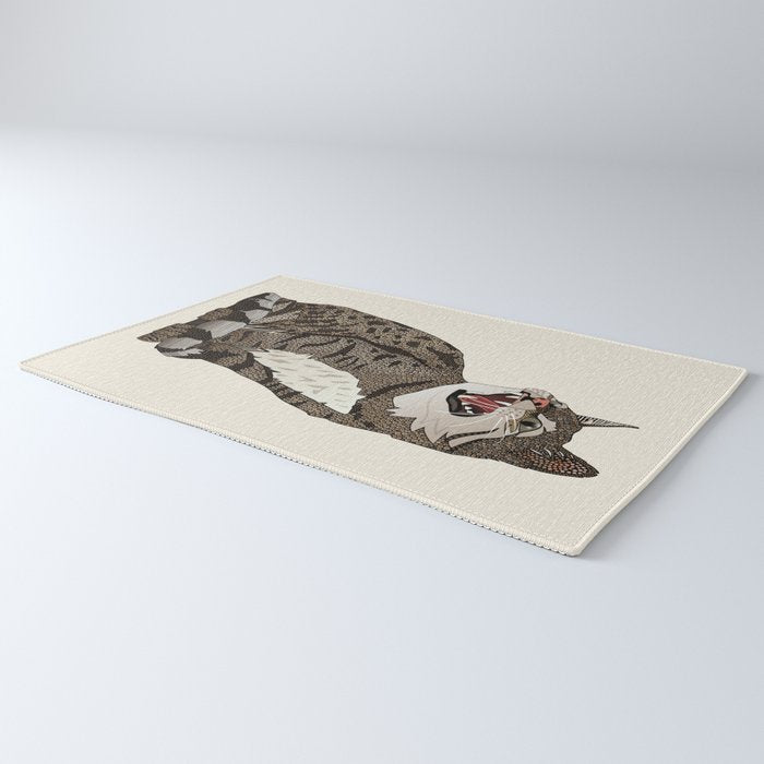 Indian desert cat off white Rug Gallery Image 3