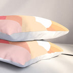 Sunny Coastal Retro Rainbow Pillow Sham Gallery Image 3