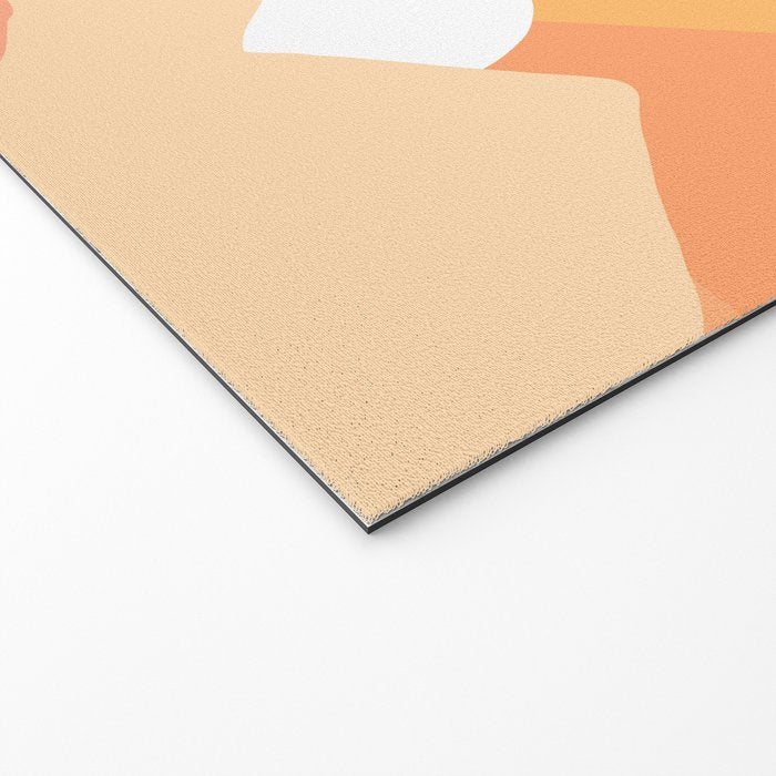 Sunny Coastal Retro Rainbow Welcome Mat Gallery Image 2