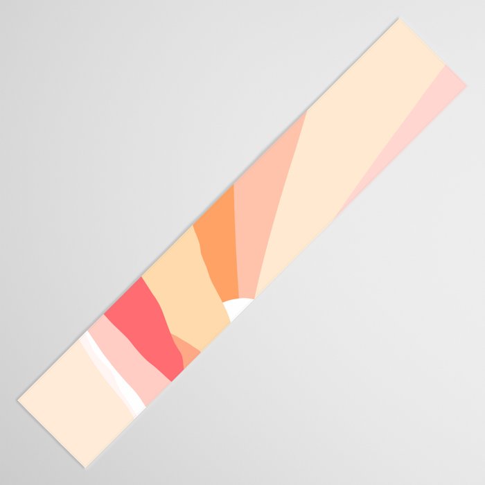 Sunny Coastal Retro Rainbow Table Runner Gallery Image 3