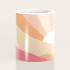 Sunny Coastal Retro Rainbow Coffee Mug Gallery Image 4