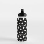 Bauhaus Mid Century Modern Geometric Pattern I Water Bottle Gallery Image 3