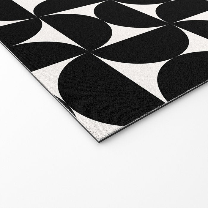 Bauhaus Mid Century Modern Geometric Pattern I Welcome Mat Gallery Image 2