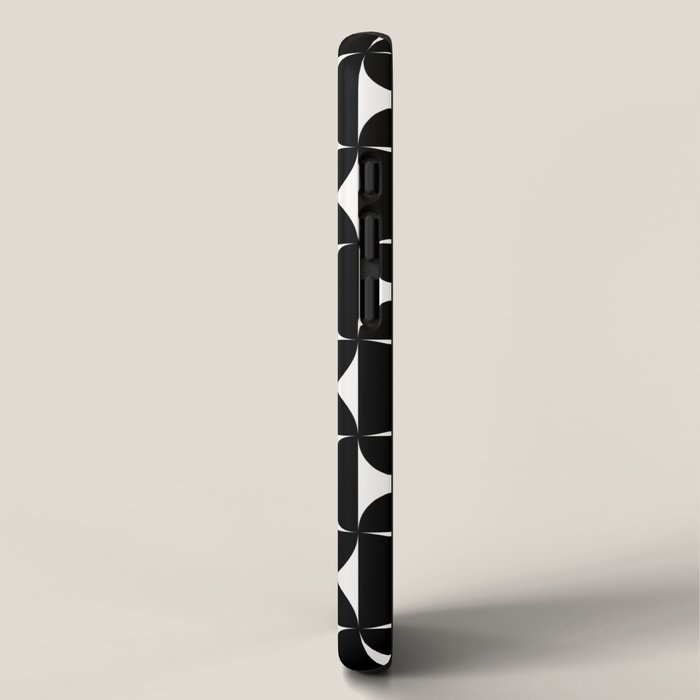 Bauhaus Mid Century Modern Geometric Pattern I iPhone Case Gallery Image 2