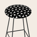 Bauhaus Mid Century Modern Geometric Pattern I Stool Gallery Image 2