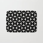 Bauhaus Mid Century Modern Geometric Pattern I Bath Mat Gallery Image 1