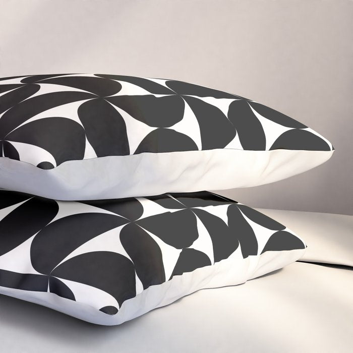 Bauhaus Mid Century Modern Geometric Pattern I Pillow Sham Gallery Image 3