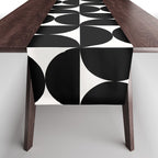 Bauhaus Mid Century Modern Geometric Pattern I Table Runner Gallery Image 1