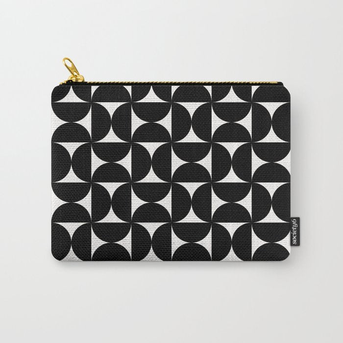 Bauhaus Mid Century Modern Geometric Pattern I Carry All Pouch Gallery Image 1