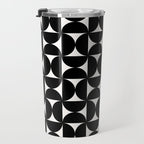 Bauhaus Mid Century Modern Geometric Pattern I Travel Mug Gallery Image 3
