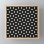 Bauhaus Mid Century Modern Geometric Pattern I Mini Art Print Gallery Image 1