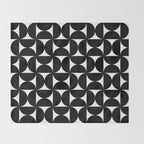 Bauhaus Mid Century Modern Geometric Pattern I Throw Blanket Gallery Image 2