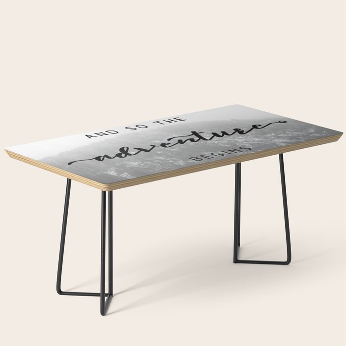 And So The Adventure Begins - Snowy Mountain Coffee Table Gallery Image 1