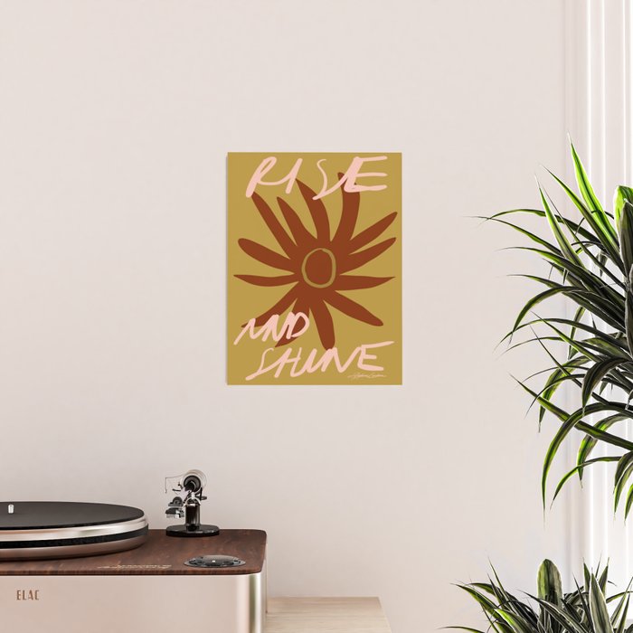 Rise and Shine Vintage Sun Poster Gallery Image 2