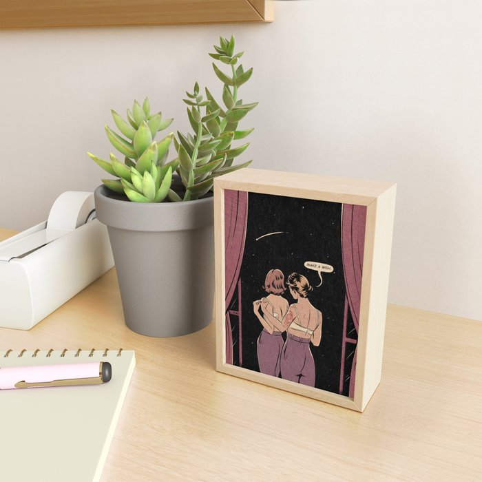 make a wish Mini Art Print Gallery Image 2