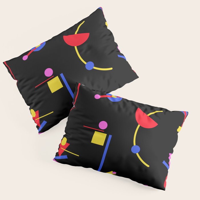 Memphis pattern 86 - 80s / 90s Retro Pillow Sham Gallery Image 3