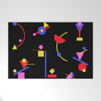 Memphis pattern 86 - 80s / 90s Retro Welcome Mat Gallery Image 1