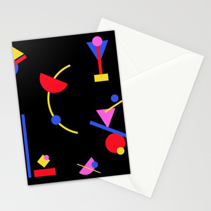 Memphis pattern 86 - 80s / 90s Retro Stationery Card Gallery Image 2