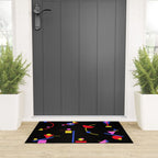 Memphis pattern 86 - 80s / 90s Retro Welcome Mat Gallery Image 3