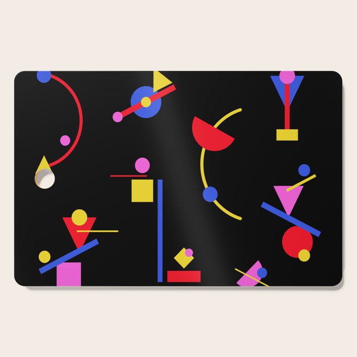 Memphis pattern 86 - 80s / 90s Retro Cutting Board Gallery Image 1