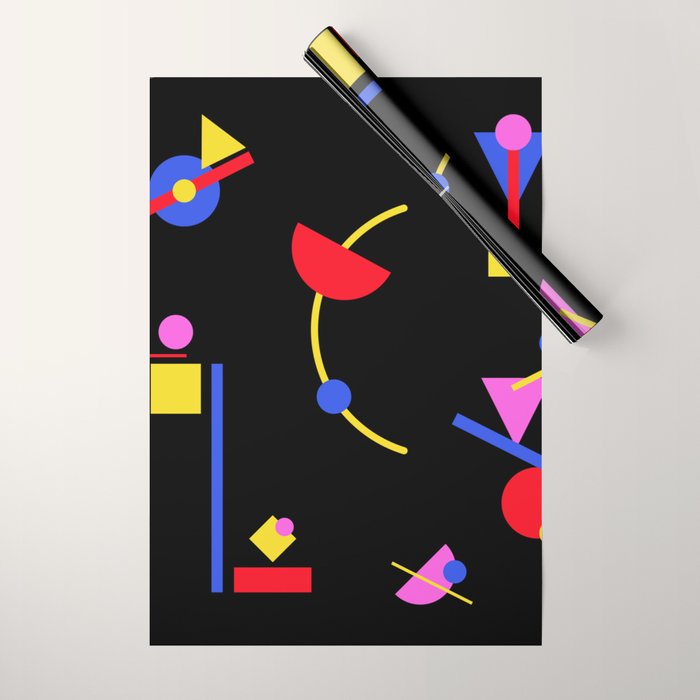 Memphis pattern 86 - 80s / 90s Retro Wrapping Paper Gallery Image 1