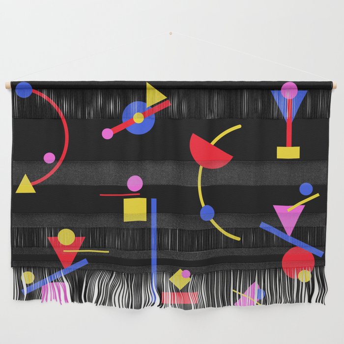 Memphis pattern 86 - 80s / 90s Retro Wall Hanging Gallery Image 1