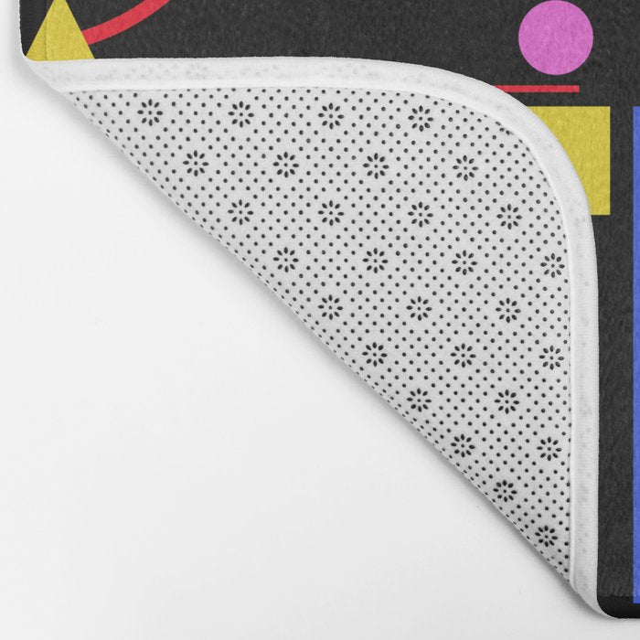 Memphis pattern 86 - 80s / 90s Retro Bath Mat Gallery Image 2