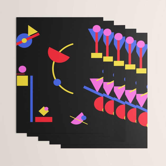 Memphis pattern 86 - 80s / 90s Retro Wrapping Paper Gallery Image 3