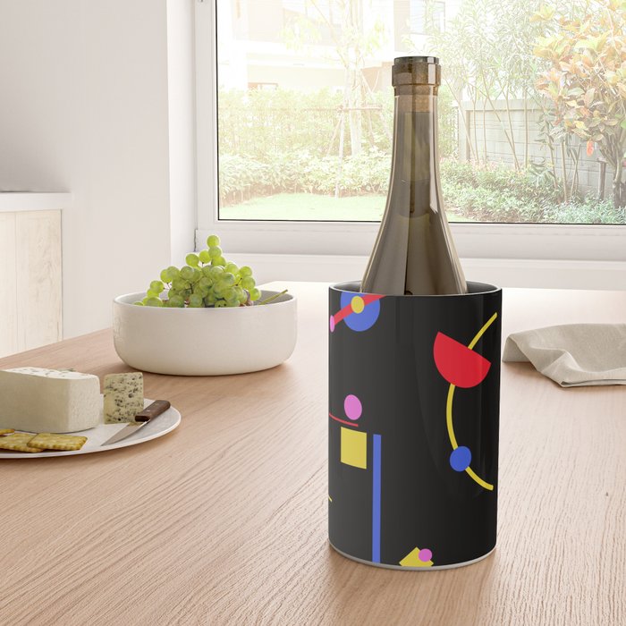 Memphis pattern 86 - 80s / 90s Retro Wine Chiller Gallery Image 4