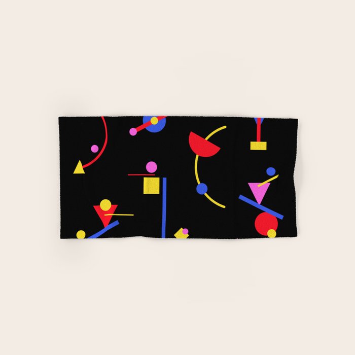 Memphis pattern 86 - 80s / 90s Retro Bath Towel Gallery Image 1