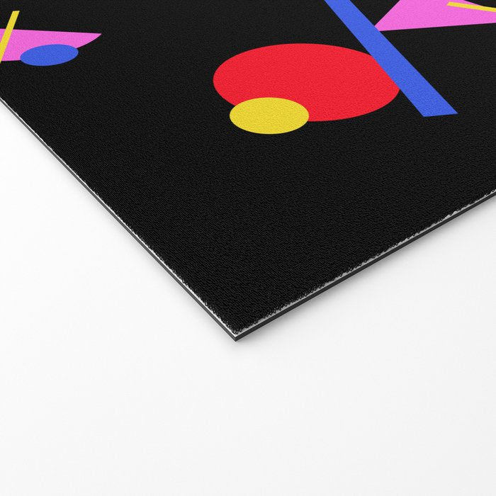 Memphis pattern 86 - 80s / 90s Retro Welcome Mat Gallery Image 2