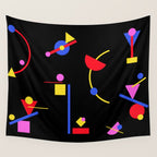 Memphis pattern 86 - 80s / 90s Retro Wall Tapestry Gallery Image 4