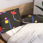 Memphis pattern 86 - 80s / 90s Retro Pillow Sham Gallery Image 2