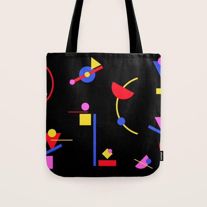 Memphis pattern 86 - 80s / 90s Retro Tote Bag Gallery Image 1