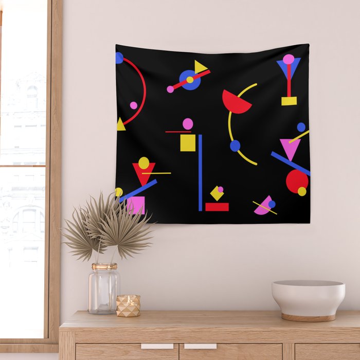 Memphis pattern 86 - 80s / 90s Retro Wall Tapestry Gallery Image 2