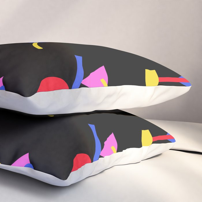 Memphis pattern 86 - 80s / 90s Retro Pillow Sham Gallery Image 3