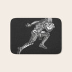 Football Player Bath Mat Gallery Image 1