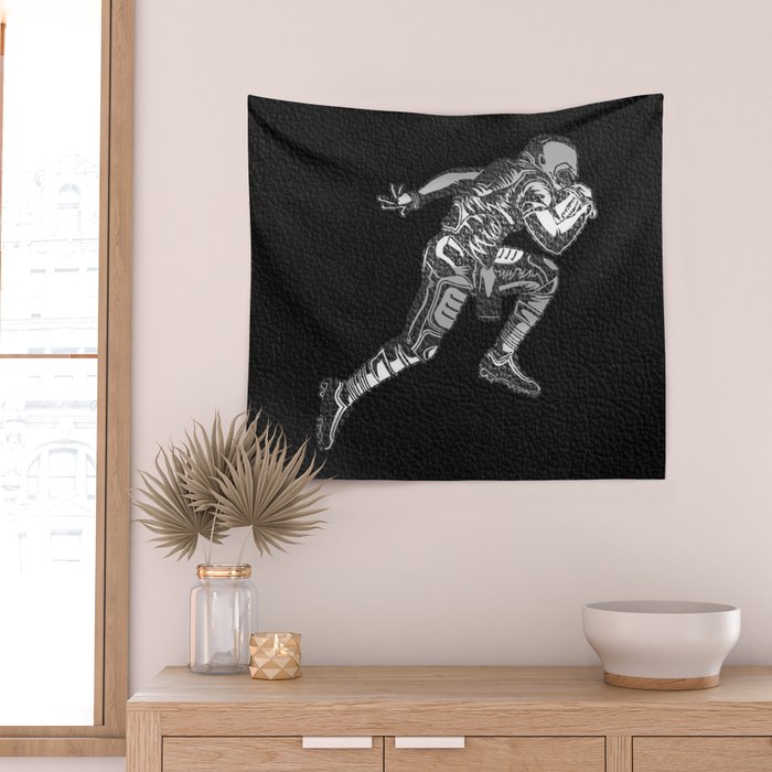 Football Player Wall Tapestry Gallery Image 2