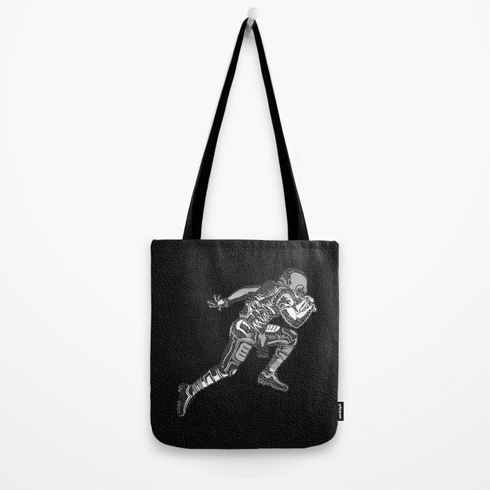 Football Player Tote Bag Gallery Image 2
