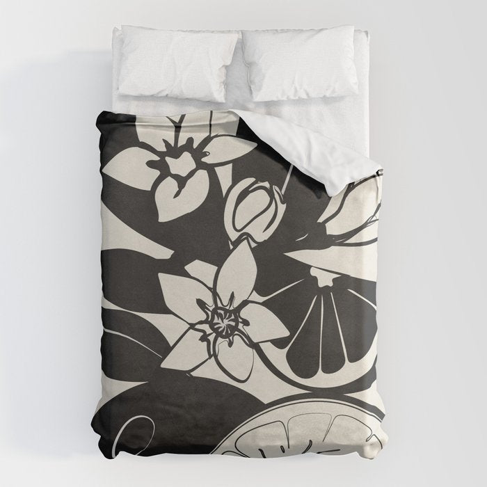 Line Art Oranges 1 Duvet Cover Gallery Image 6