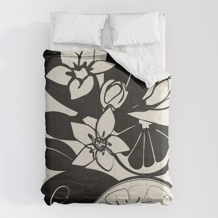 Line Art Oranges 1 Comforter Gallery Image 6