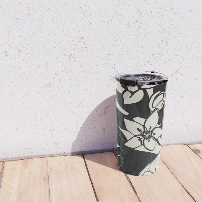 Line Art Oranges 1 Travel Mug Gallery Image 4
