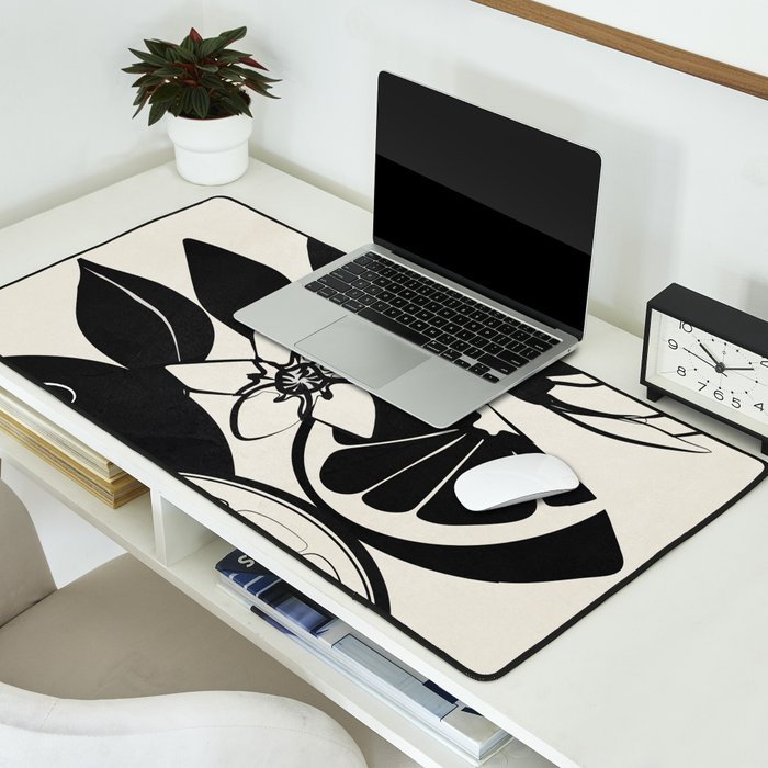 Line Art Oranges 1 Desk Mat Gallery Image 2